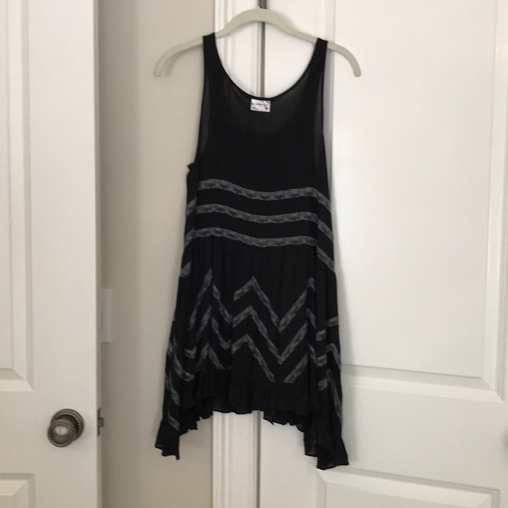 Free People Intimately Black Lace Dress